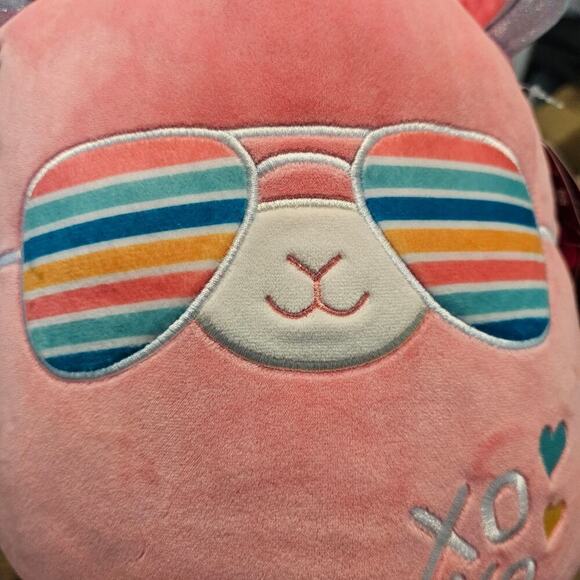 Squishmallows Pavlo Llama Plush Squishy Soft Toy 11" Hot Pink Valentines XOXO - Picture 3 of 12
